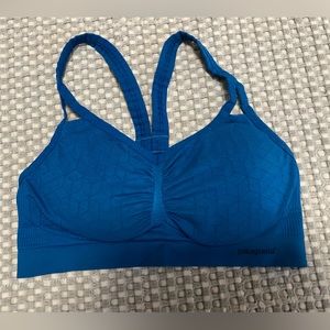 Small Blue Patagonia Sports Bra